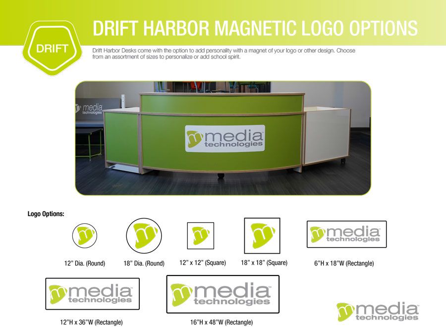 Drift Harbor Magnetic Logo Options